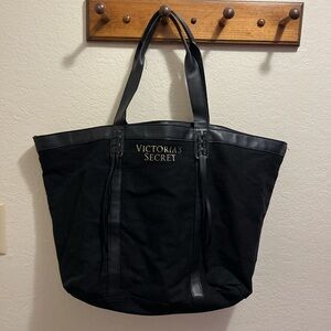 Victoria's Secret Black Tote Bag